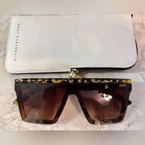 Quay Australia Brown Studded Sunglasses